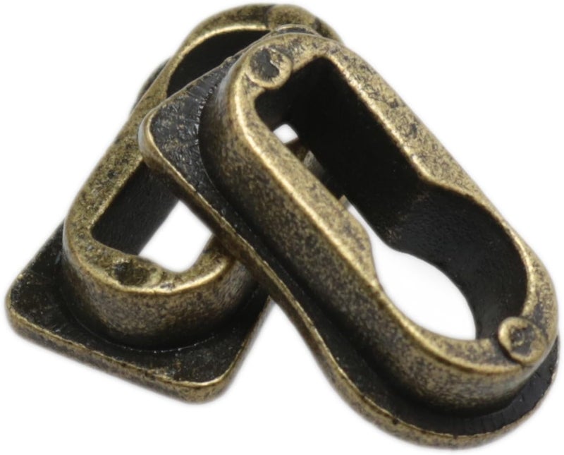 yukata Bronze Zinc Alloy Keyhole Cover Keyhole Protector Covers Key Locking Inserts for Cabinet Door, Dresser Drawers, Desk Antique, Modern Furniture Hardware Vintage Accessories 8PCS - Image 3